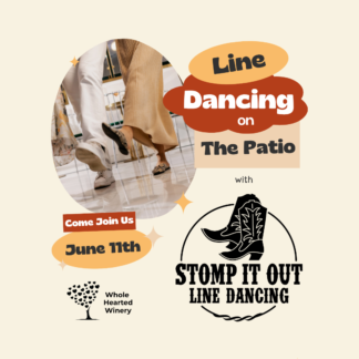 Line Dancing By Stomp It Out.  Wednesday June 10th  7pm -9pm