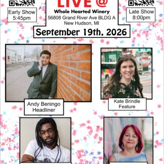 Comedy Show September 19th 1st Show 5:45pm