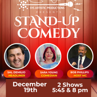 Live comedy show December 19 at Whole Hearted Winery in New Hudson Michigan